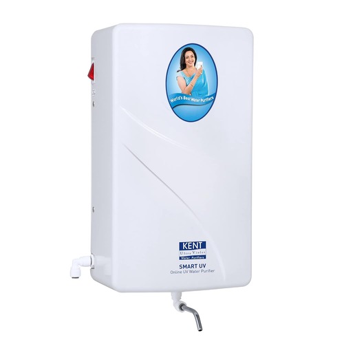 KENT Smart UV Easy to Install Online UV Water Purifier with 4-Stage Purification & 60L/hr Purification Capacity(Kent Smart Uv White)